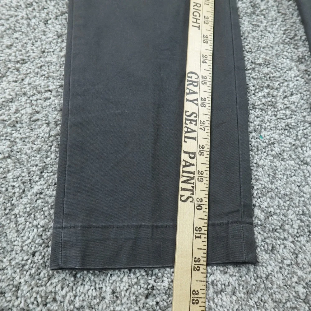 Banana Republic Pants Mens 32X32 Gray Chino Trouser Straight Stretch Flat Front